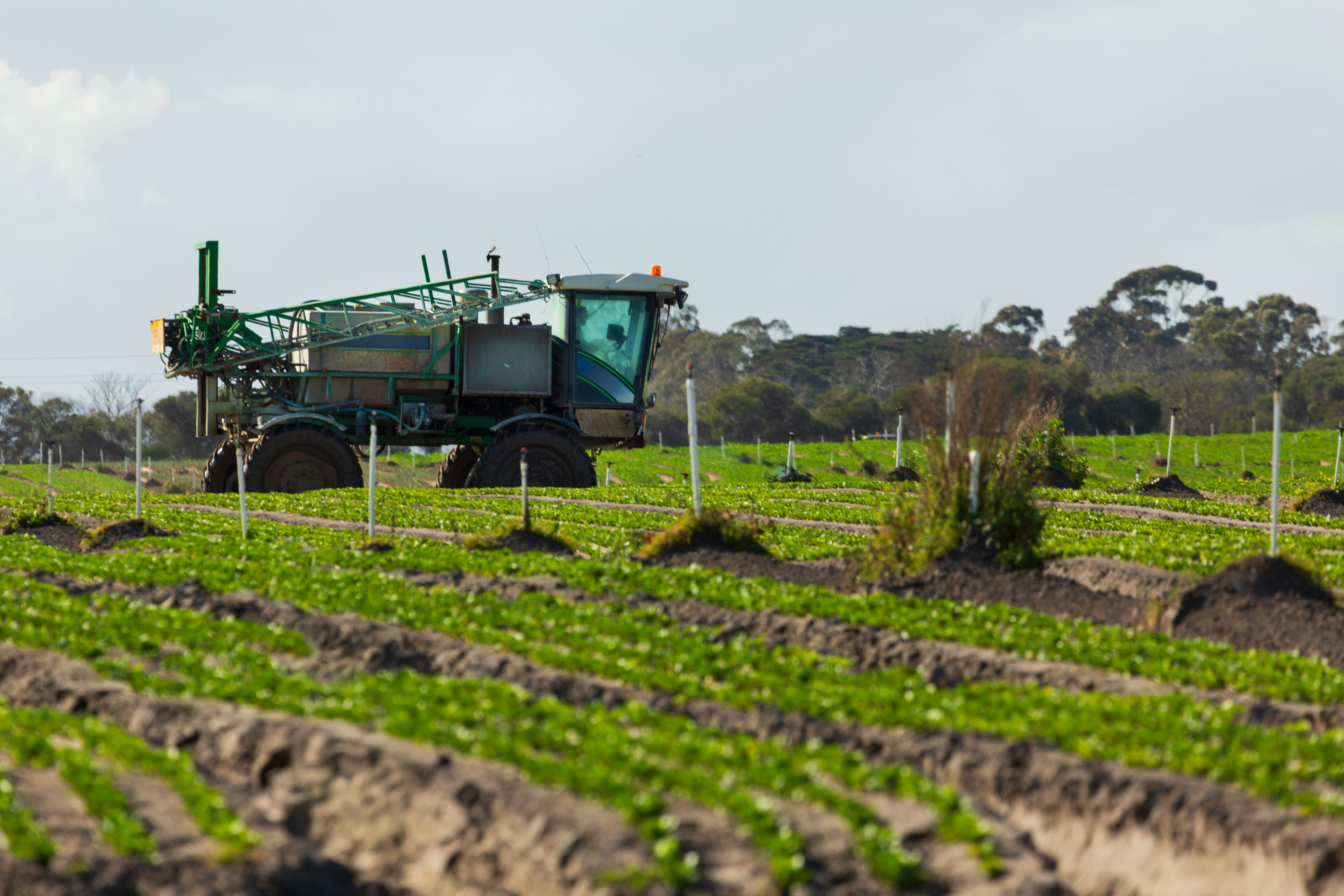 Modern agriculture machinery